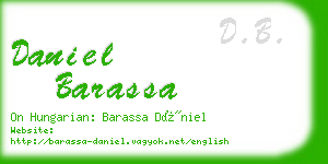 daniel barassa business card